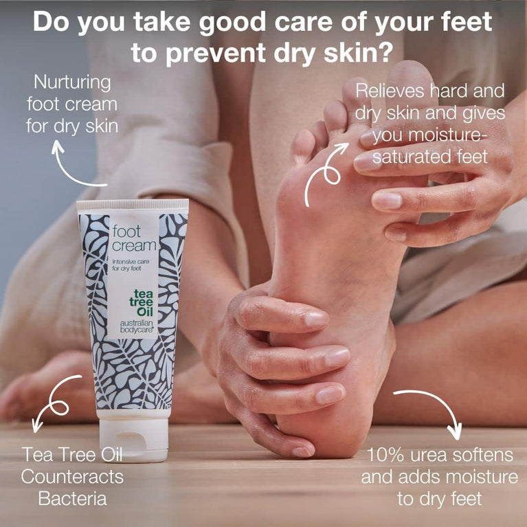 Revitalizing Foot Cream by Australian Bodycare - 100ml | Callus Softening Treatment for Dry & Cracked Feet with 10% Urea