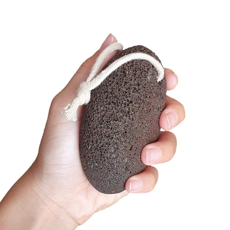 Volcanic Lava Foot Pumice Stone - Natural Callus Remover and Exfoliator with Ergonomic Design - Perfect for Removing Hard, Dead Skin - 1 Piece