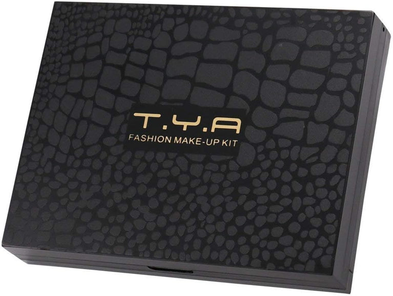 Stunning 35 Color Eyeshadow Palette with Lip Gloss, Blush, Brushes, and High Pigmentation - Matte and Shimmer Makeup Kit