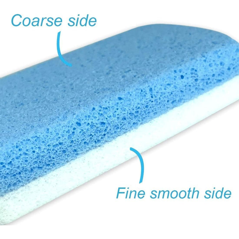 Maryton Dual-Sided Siliglass Foot Pumice Stone - Professional Callus Remover and Skin Smoother Pedicure Tool