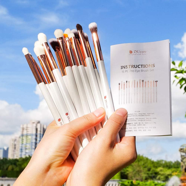 Eyebrow Defining Duo Brush Set with Spoolie and Angled Brow Brush