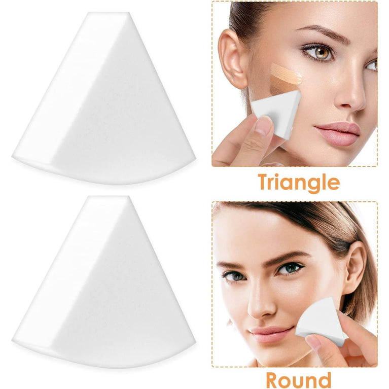 6-Piece Ultra-Soft Non-Latex Makeup Sponge Set for Facial Application and Nail Art