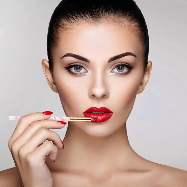 Marble Makeup Brush Set with Stylish Design and Premium Soft Bristles