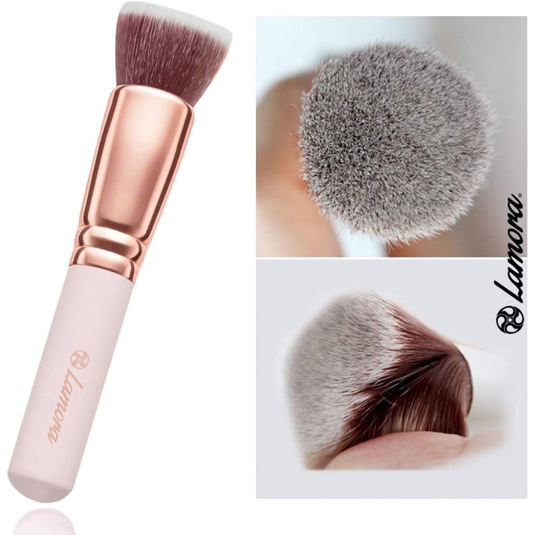 Superior Quality Kabuki Flat Top Makeup Brush - Ideal for Liquid, Cream & Powder Cosmetics