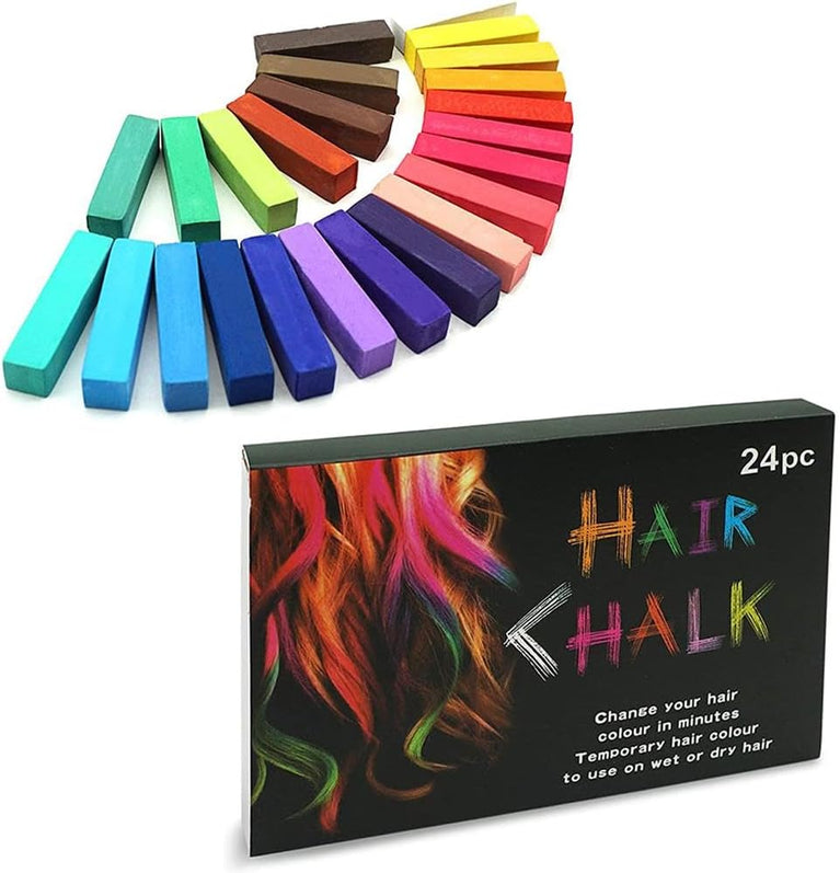 Colorful Hair Chalk Set for Creative Hair Designs