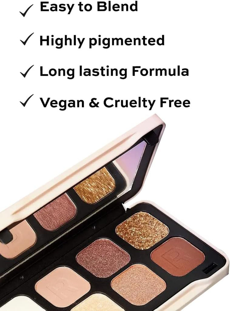 Revolution Beauty London Mini Forever Flawless Dynamic Traveller's Eyeshadow Palette with 8 Exquisite Shades