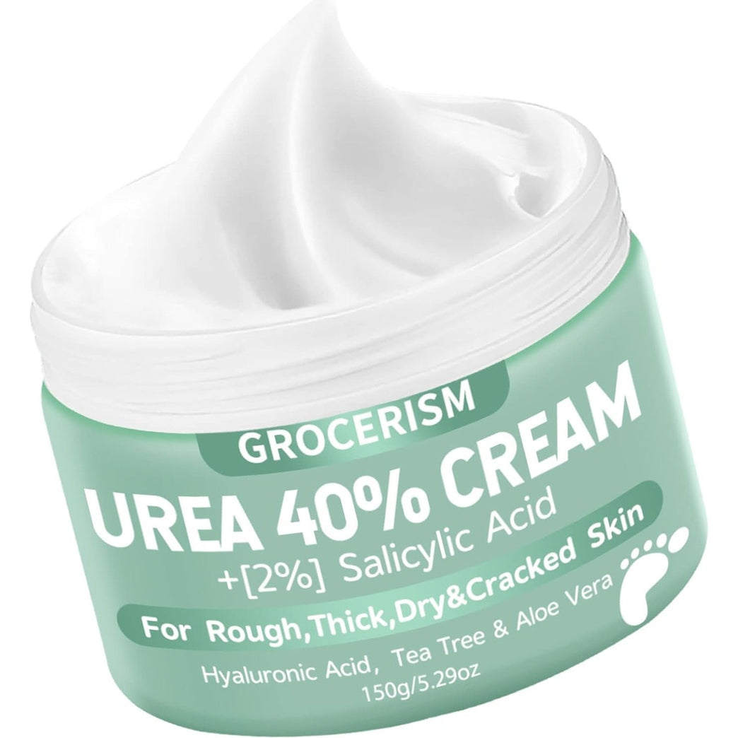 Intensive Moisturizing Urea Foot Cream with Salicylic Acid, Hyaluronic Acid, Tea Tree & Aloe Vera 5.29 oz