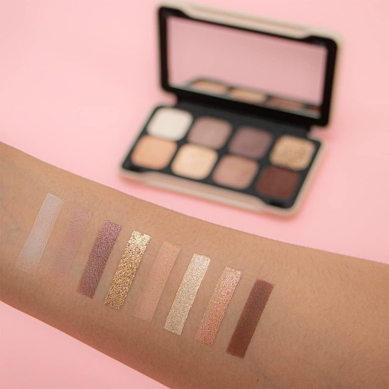 Revolution Beauty London Mini Forever Flawless Dynamic Traveller's Eyeshadow Palette with 8 Exquisite Shades