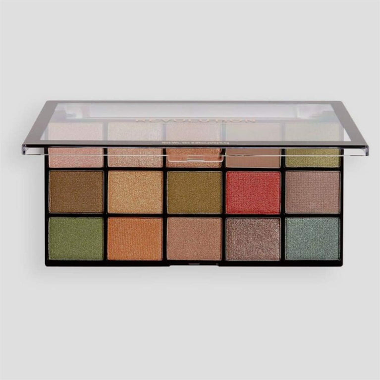 Revolution Beauty London Iconic 3.0, 15 Highly Pigmented Eyeshadow Shades, Matte and Shimmer Finishes, Reloaded Palette, 15 x 0.03 oz/1.10g