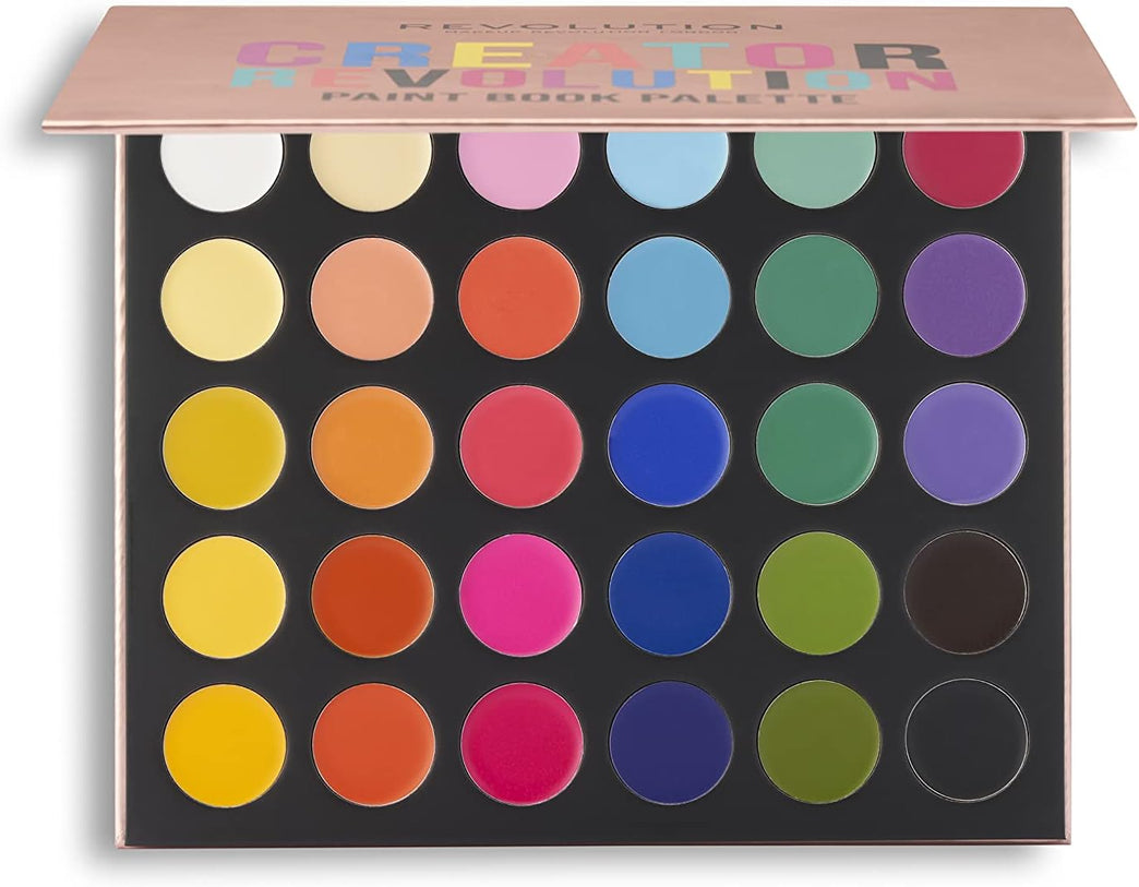 Makeup Revolution Creator's Edition: 30 Shade Vegan & Cruelty-Free Face Palette, 30g