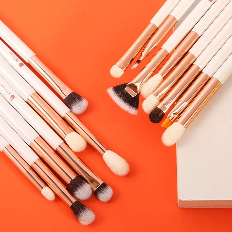 Eyebrow Defining Duo Brush Set with Spoolie and Angled Brow Brush