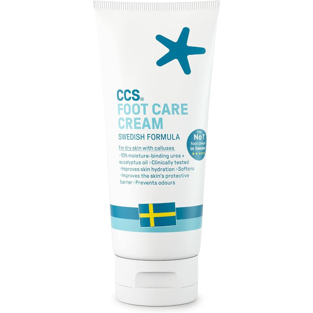 CCS Premium Diabetic-Safe Foot Care Cream - 175ml, Enriched with 10% Urea and Eucalyptus Oil