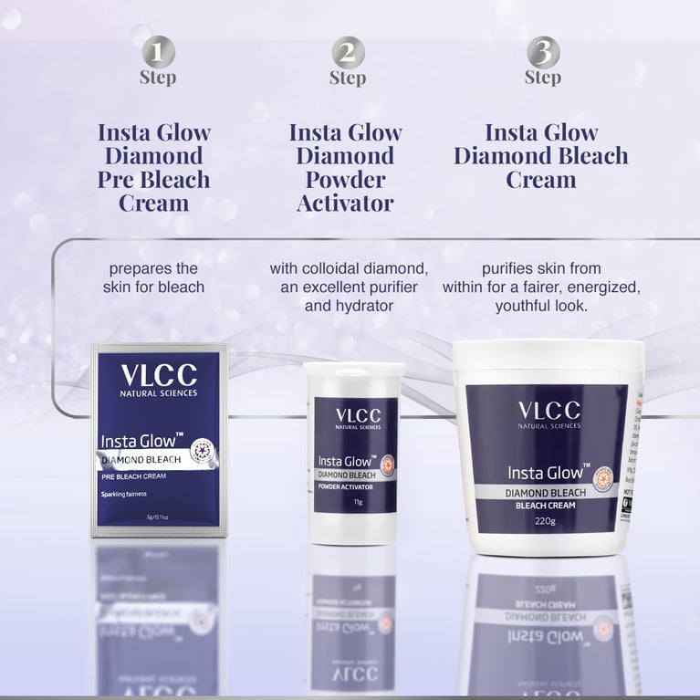 VLCC Diamond Radiance Bleach - 60gm