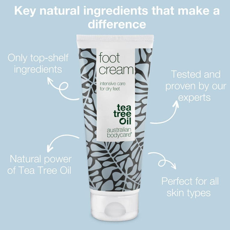 Revitalizing Foot Cream by Australian Bodycare - 100ml | Callus Softening Treatment for Dry & Cracked Feet with 10% Urea