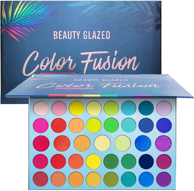 39-Color Eyeshadow Palette - Glitter, Matte, Shimmer & Metallic Shades, High-Pigment Makeup Pallet for All-Day