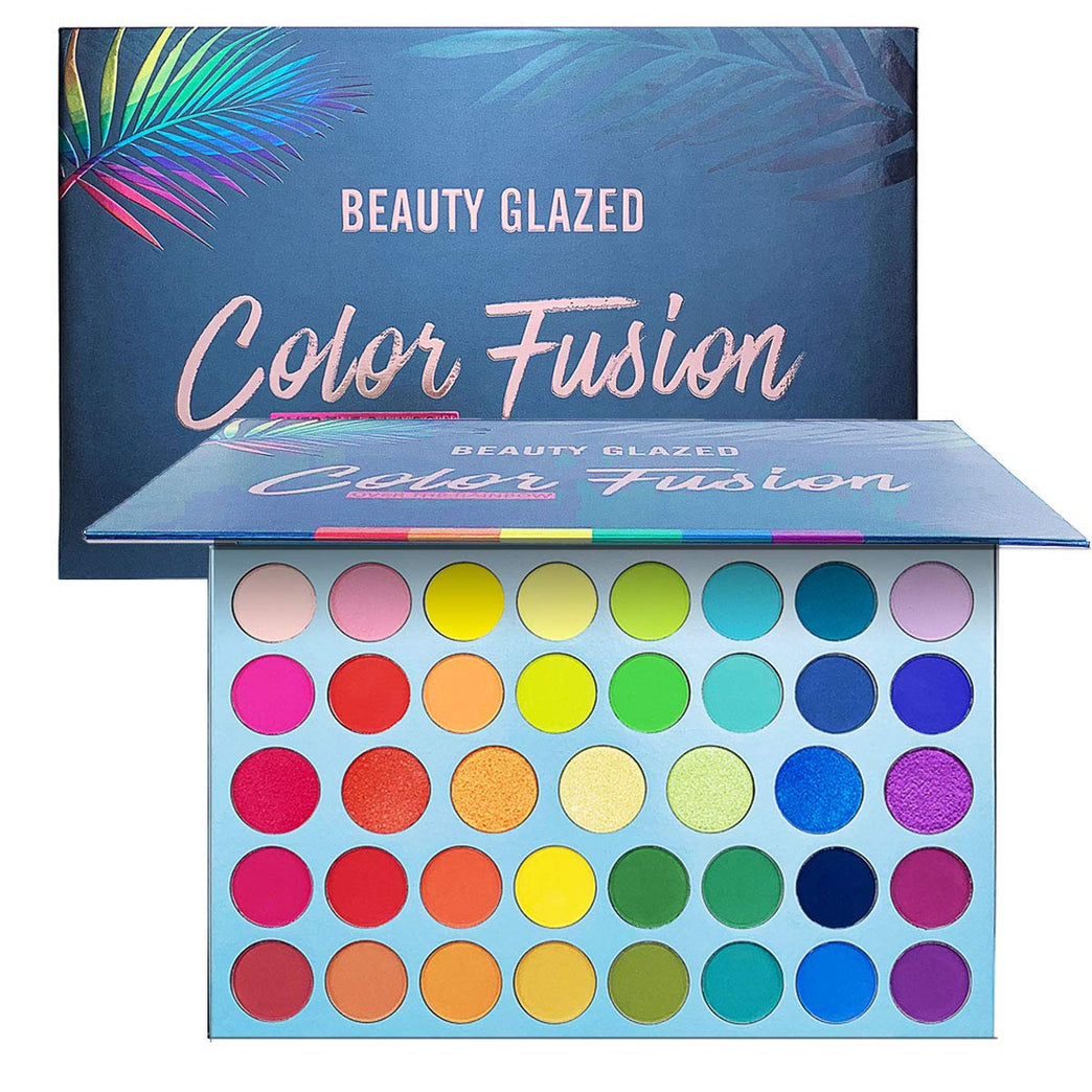 39-Color Eyeshadow Palette - Glitter, Matte, Shimmer & Metallic Shades, High-Pigment Makeup Pallet for All-Day