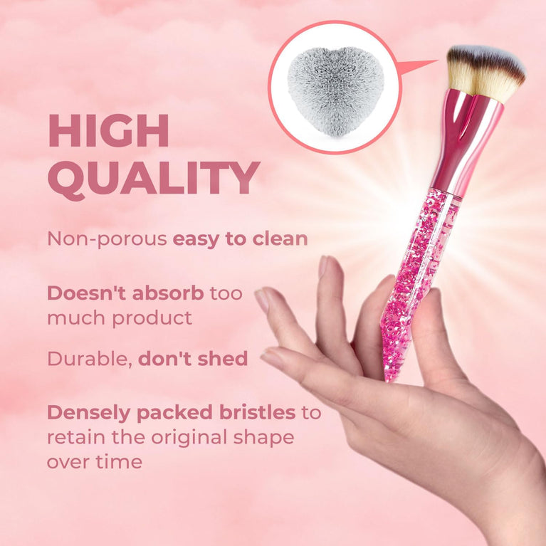 Superior Quality Kabuki Flat Top Makeup Brush - Ideal for Liquid, Cream & Powder Cosmetics