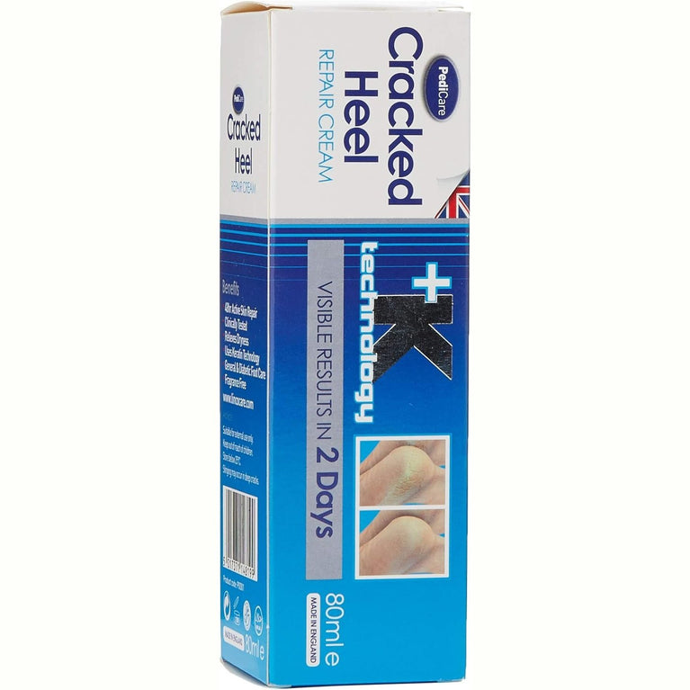 PEDICARE Advanced Formula for Cracked Heels | 48-hour Rejuvenating Skin Care Cream - Fragrance-Free 80ml Size