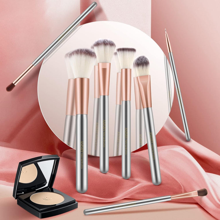Professional 18-Piece Makeup Brush Set with PU Leather Bag