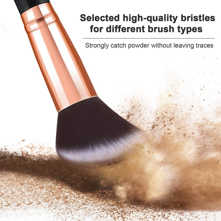 Marble Makeup Brush Set with Stylish Design and Premium Soft Bristles