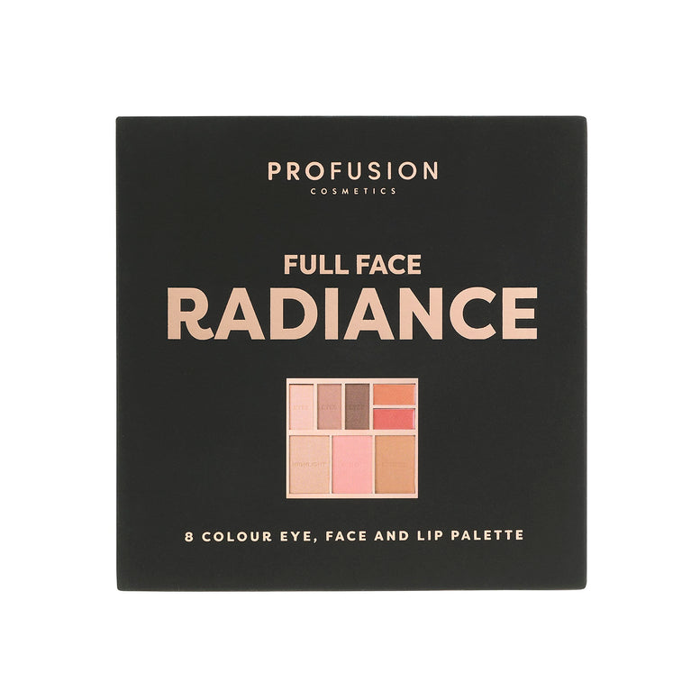 Radiance Full Spectrum Palette by Profusion Cosmetics - 8-in-1 Eye, Face & Lip Kit