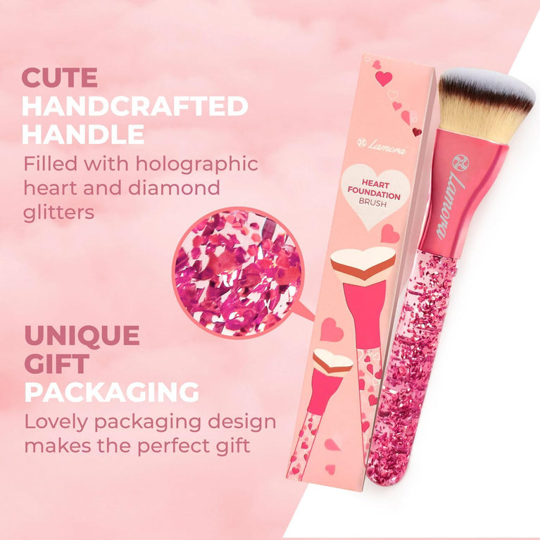 Superior Quality Kabuki Flat Top Makeup Brush - Ideal for Liquid, Cream & Powder Cosmetics