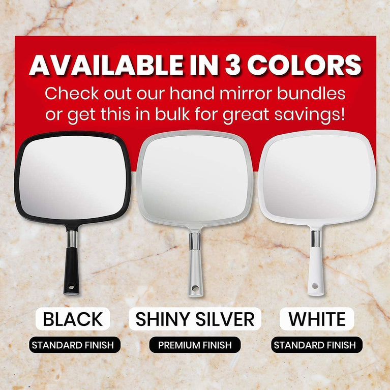 Professional-Grade Handheld Mirror with Comfortable Grip - Ideal for Hair Salons, Barber Shops, Dental Clinics
