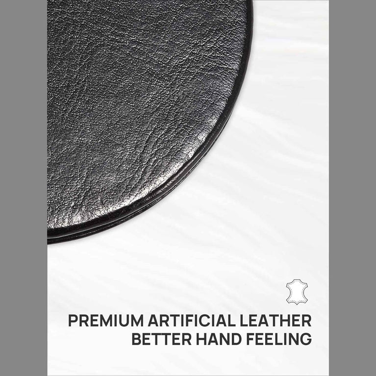 Dual-Sided Compact Mirror with PU Cover and 1X/3X Magnification