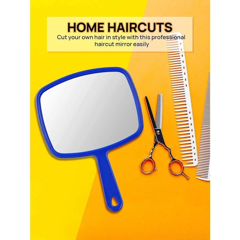 Distortion-Free Handheld Mirror with Anti-Skid Design, Union Jack White