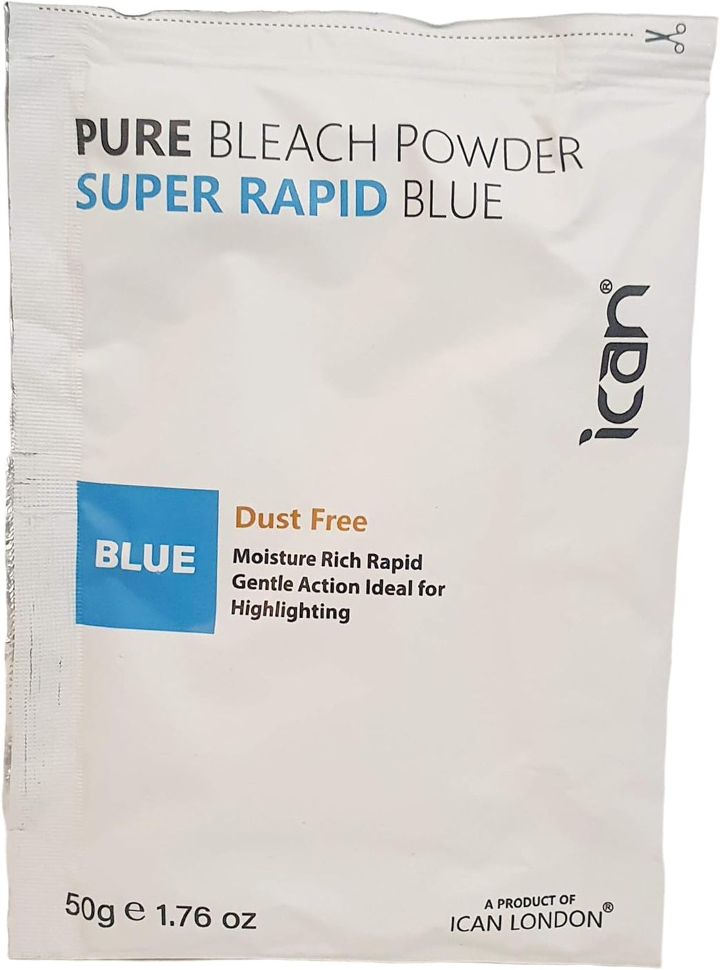 Blue Rapid Dust-Free Hair Bleach Powder - 50g