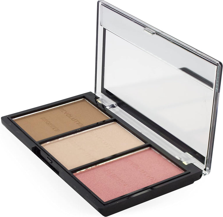 Revolution Beauty C01 Long-Lasting Sculpt & Contour Makeup Kit, 11 g - Cruelty-Free & PETA-Certified