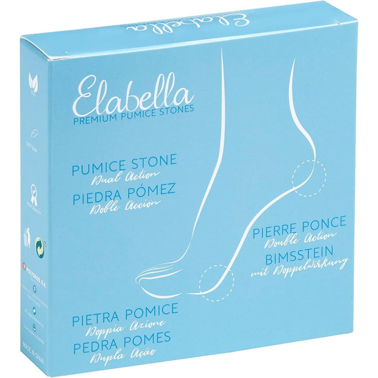 Spain-Made Dual-Sided Pumice Stone (2-Pack) - For Effective Exfoliation and Skin Softening