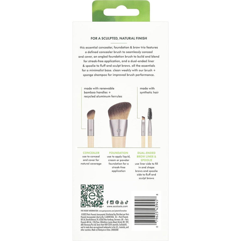 2x Radiant Blush & Highlight Brush Duo, Vegan & Cruelty-Free Synthetic Bristles for Skin Enhancement
