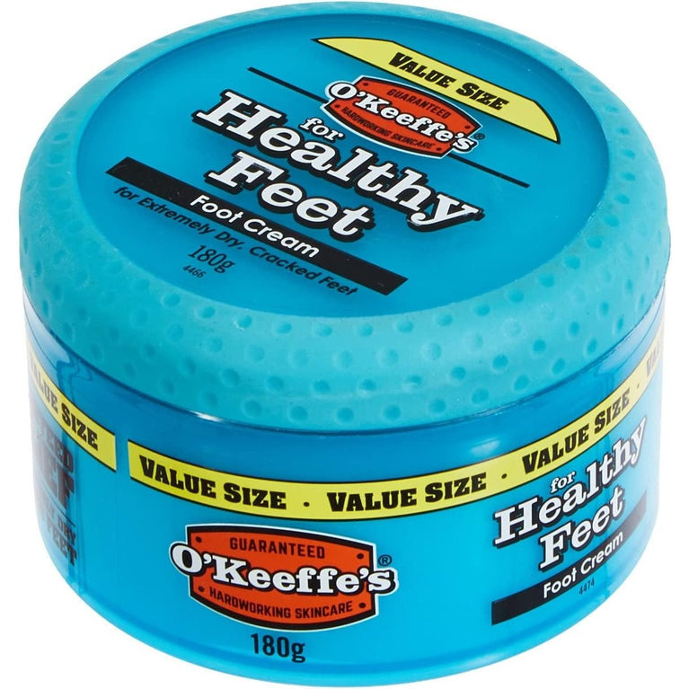 O'Keeffe's Intensive Hydration Foot Cream, 180g – Restorative Solution for Extremely Dry and Cracked Feet