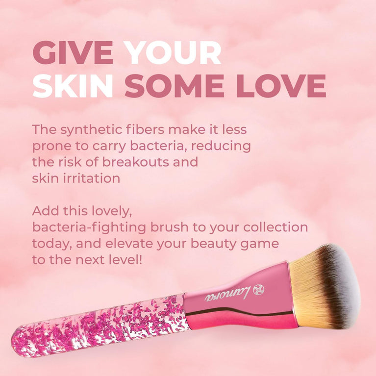 Superior Quality Kabuki Flat Top Makeup Brush - Ideal for Liquid, Cream & Powder Cosmetics