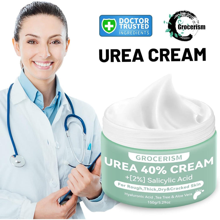 Intensive Moisturizing Urea Foot Cream with Salicylic Acid, Hyaluronic Acid, Tea Tree & Aloe Vera 5.29 oz