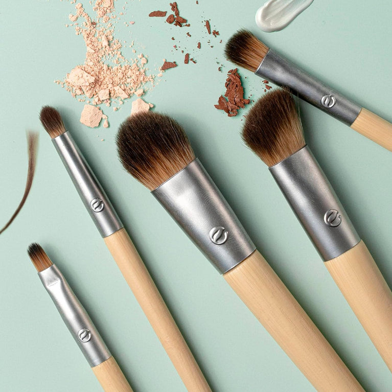 Enhance Your Eyes: Dual-Sided Brush Set for Eco-Friendly Makeup Application