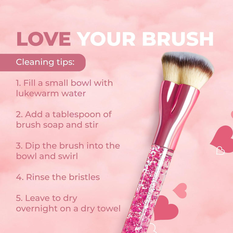 Superior Quality Kabuki Flat Top Makeup Brush - Ideal for Liquid, Cream & Powder Cosmetics