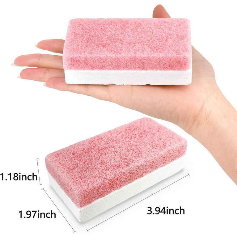 Premium 6-Pack Dual-Sided Foot Pumice Stone, Versatile Callus Scrubber and Pedicure Exfoliator for Soft Skin