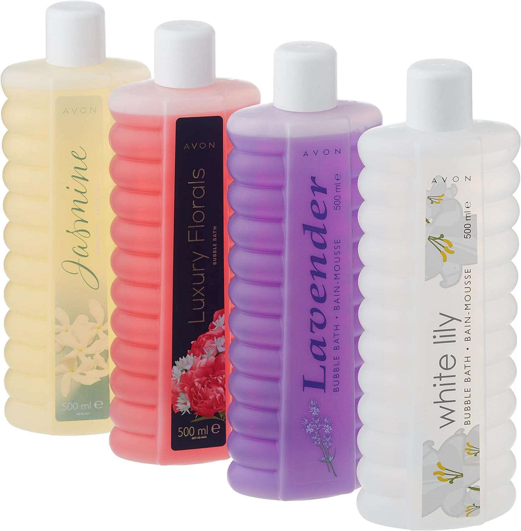 4 x Avon BUBBLE BATH 500ml VARIOUS SCENTS