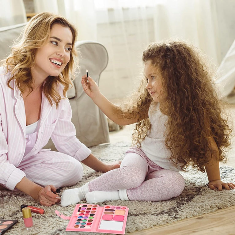 All-in-One Beauty Enthusiast's Makeup Palette Kit with Essential Cosmetics and Tools