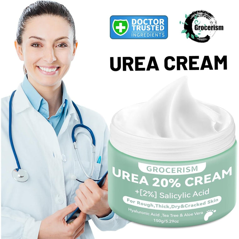 Intensive Moisturizing Urea Foot Cream with Salicylic Acid, Hyaluronic Acid, Tea Tree & Aloe Vera 5.29 oz