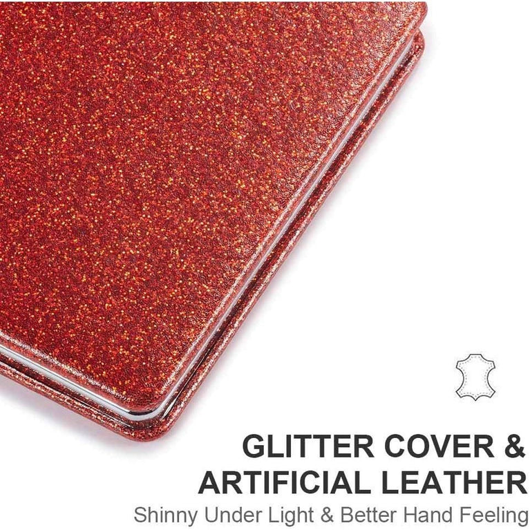 Square Compact Makeup Mirror with Magnetic Closure