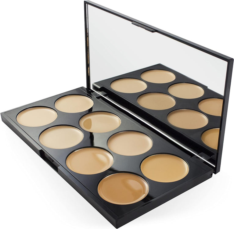 Revolution Beauty Ultimate Coverage Concealer Palette - 8 Shades, Light, Cruelty-Free, 10g