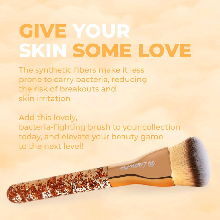 Superior Quality Kabuki Flat Top Makeup Brush - Ideal for Liquid, Cream & Powder Cosmetics