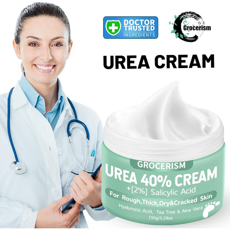 Intensive Moisturizing Urea Foot Cream with Salicylic Acid, Hyaluronic Acid, Tea Tree & Aloe Vera 5.29 oz