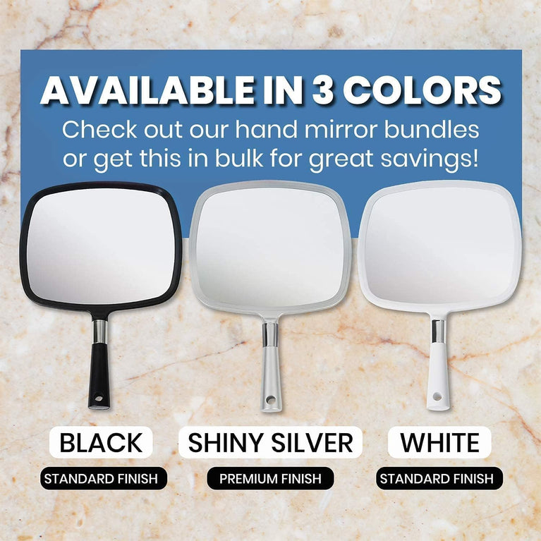 Professional-Grade Handheld Mirror with Comfortable Grip - Ideal for Hair Salons, Barber Shops, Dental Clinics