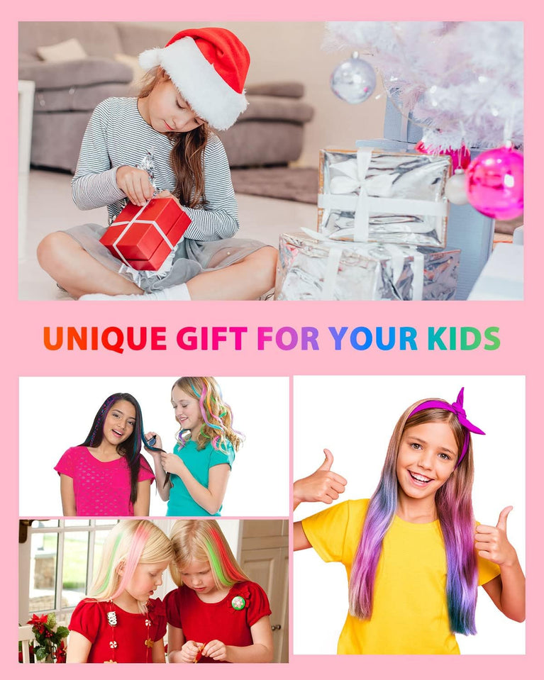 Colorful Hair Chalk Set for Kids and Women - Vibrant Temporary Hair Dye Kit for Parties, Cosplay, and Holidays