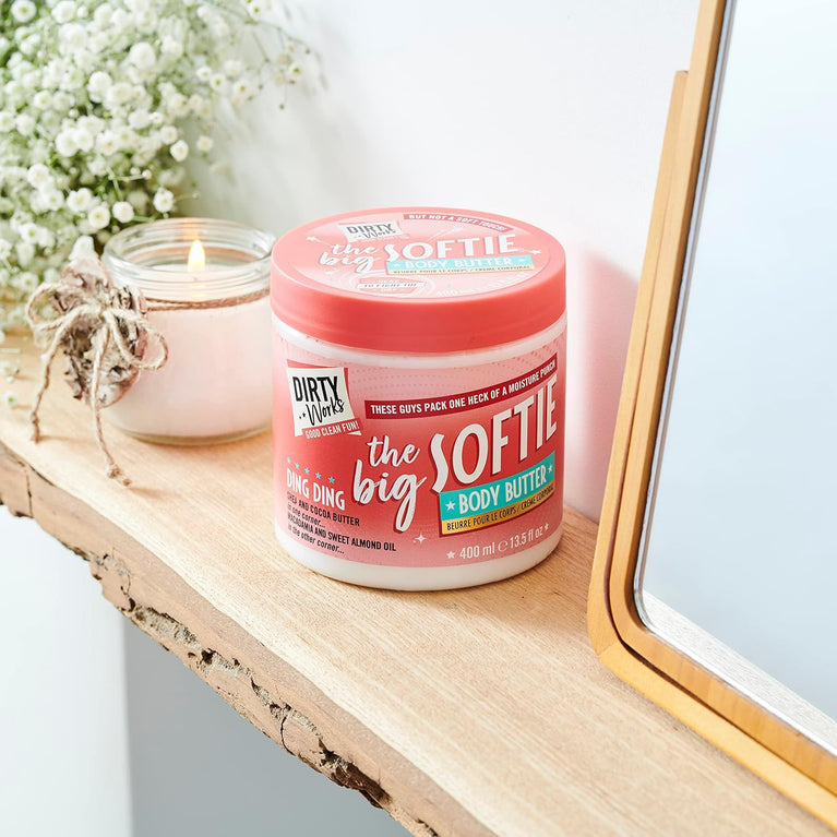 Dirty Works Refreshing Foot Therapy, Vegan Peppermint and Tea Tree Foot Cream, 125ml