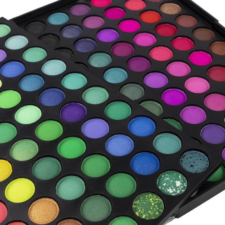 120-Colour Spectacular Summer Eyeshadow Palette - Pigmented Makeup Set in Neutral, Bold and Bright Tones, Suitable for All Skin Types